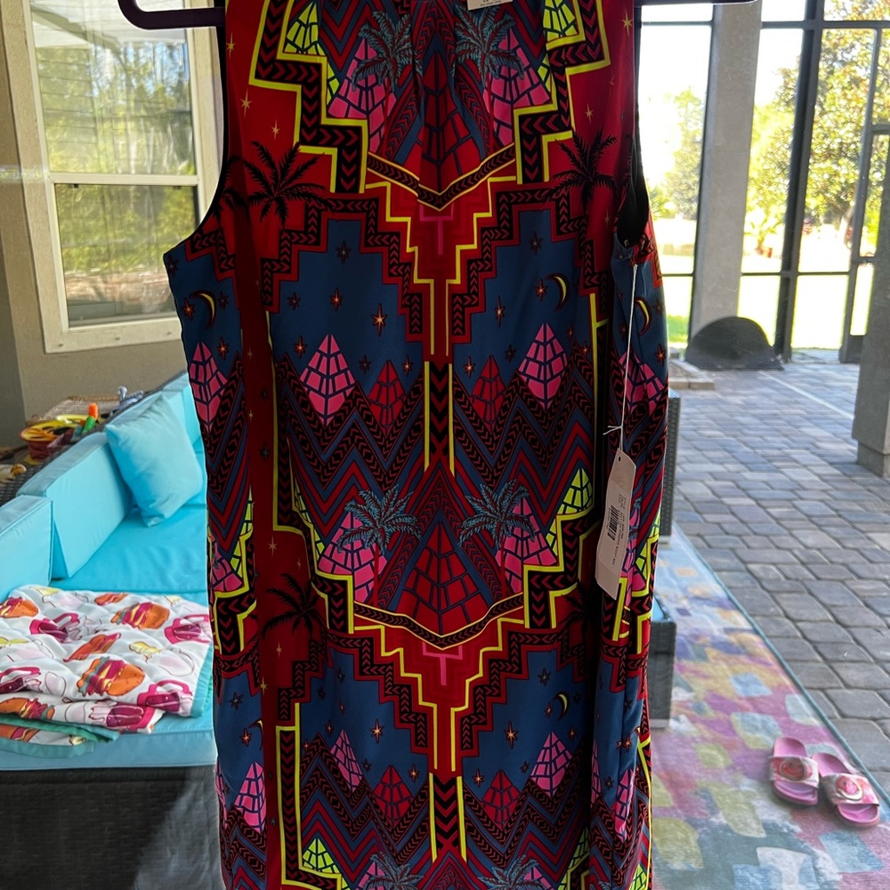 Mara Hoffman pyramid mini shift dress - Picture 3 of 7